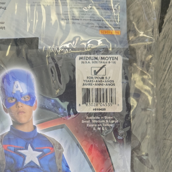 Get Ready for Halloween – Marvel Avengers Captain America Med. H15 - Picture 2 of 8